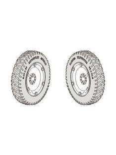   CMK - Autoblinda AB.43/Pz.Sp.Wg.AB.203 (i) spare wheels set for Italeri kit