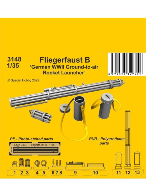 CMK - Fliegerfaust B German WWII ground-to-air rocket launcher