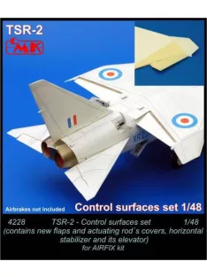 CMK - TSR-2 Control Surfaces Set für Airfix Bausatz