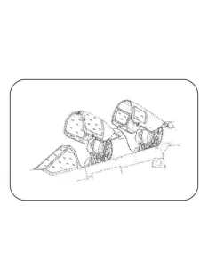 CMK - TSR-2 Correction Set Pilots Canopy für Airfix Bausatz