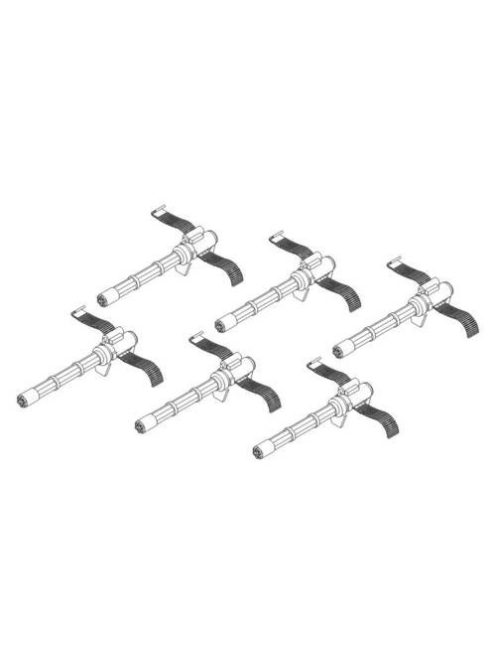 CMK - US M134 Minigum six-barrel Gatling 6 pcs
