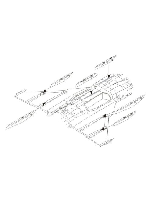 CMK - JAS-39C Gripen-Correction Wing racks