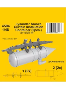   CMK - Lysander Smoke Curtain Installation Container for Airfix