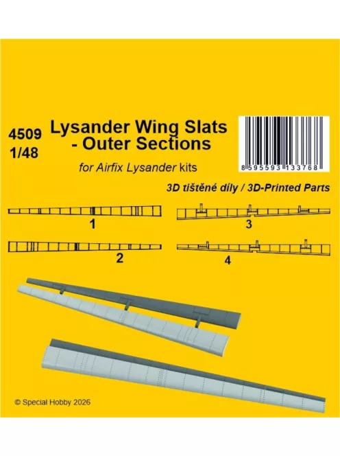 CMK - Lysander Wing Slats - Outer Sections for Airfix