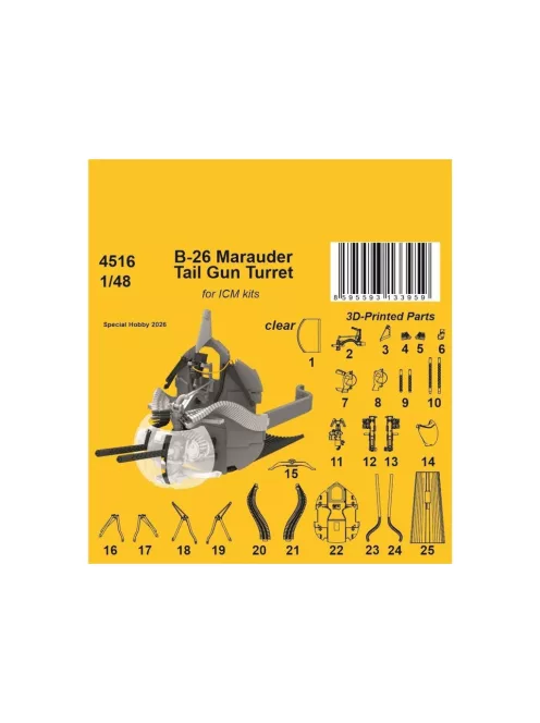 CMK - B-26 Marauder Tail Gun Turret / for ICM kits