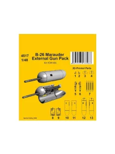 CMK - B-26 Marauder External Gun Pack / for ICM kits