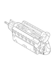 CMK - Daimler-Benz DB605 German WWII Engine