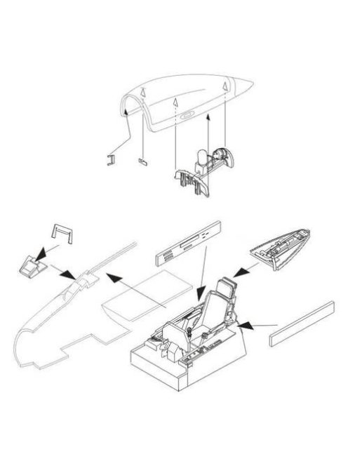 CMK - F-86F-40 Sabre Interior set (HAS)