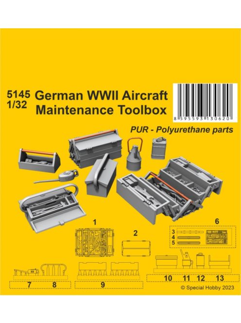 CMK - 1/32 German WWII Aircraft Maintenance Toolbox