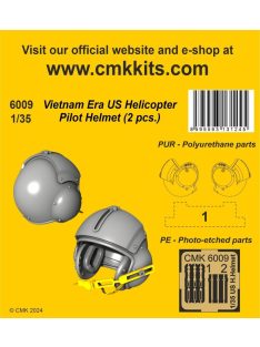 CMK - Vietnam Era US Helicopter Pilot Helmet (2 pcs.) 1/35