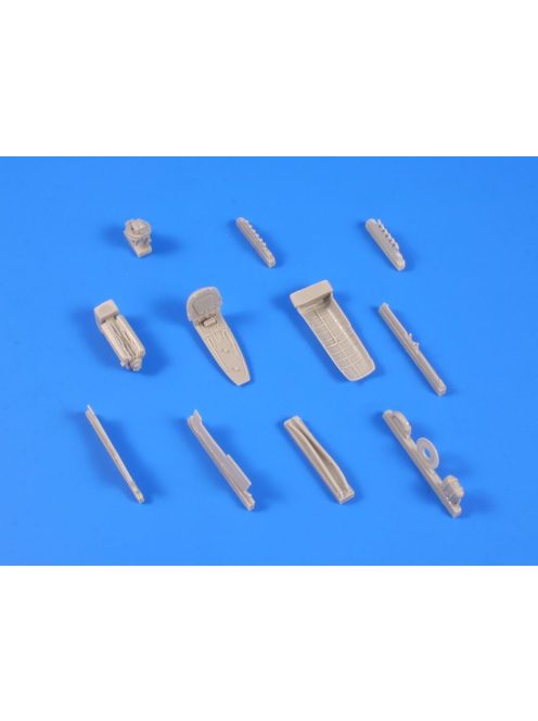 CMK - P-51D Mustang Engine set(Unshrouded Exha