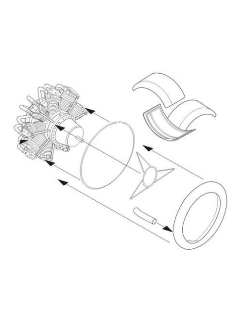 CMK - Fairey Swordfish-Engine set