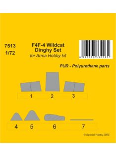 CMK - 1/72 F4F-4 Wildcat Dinghy for Arma Hobby kit