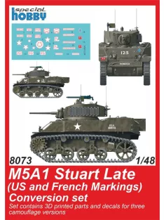 CMK - M5A1 Stuart Late (US Army) Conversion set for Tamiya