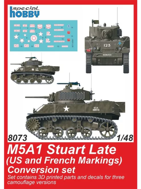 CMK - M5A1 Stuart Late (US Army) Conversion set for Tamiya