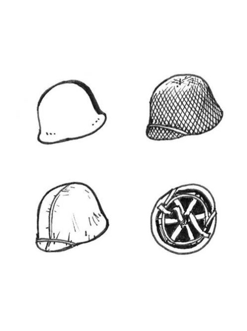 CMK - US WWII Helmets (6pcs)
