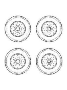 CMK - Chevrolet C.15A wheels small type 9x16 (Dunlop)