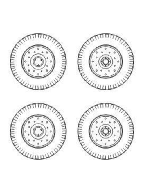CMK - Chevrolet C.15A wheels small type 9x16 (Dunlop)