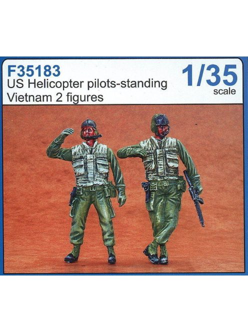 CMK - US Helicopter-Piloten stehend Vietnam