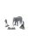CMK - WWII RAF Mechanic in India+Elephant with Mahout (2 Fig. + Elephant)