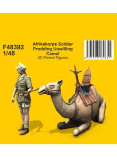 CMK - 1/48 Afrikakorps Soldier Prodding Unwilling Camel