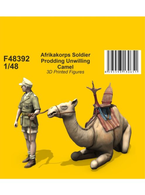 CMK - 1/48 Afrikakorps Soldier Prodding Unwilling Camel