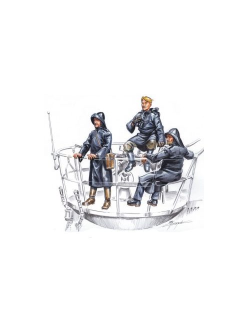 CMK - U-VII Oberdeck Besatzung
