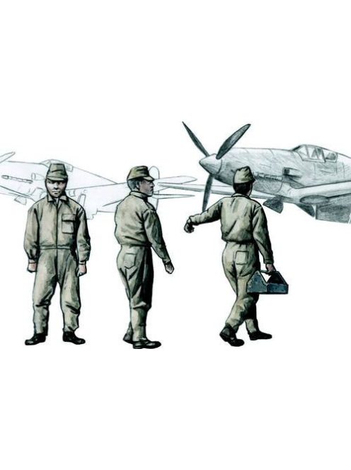 CMK - Japanese Army AF Mechanics,WWII (3 fig.)