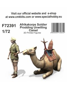 CMK - 1/72 Afrikakorps Soldier Prodding Unwilling Camel