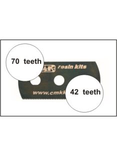 CMK - Sägeblatt, feine und grobe Zähne