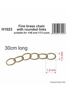   CMK - Fine brass chain with rounded links - suitable for 1/48 and 1/72 scale