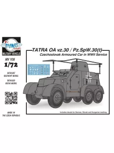 CMK - 1/72 TATRA OA vz.30 / Pz.SpW.30(t) Czechoslovak Ar