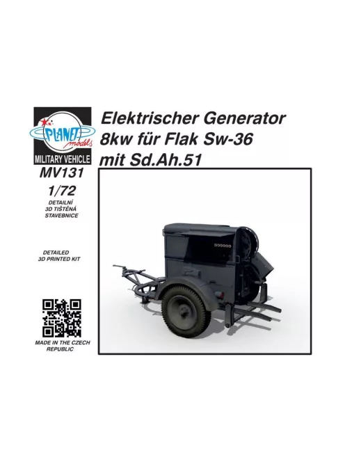 CMK - Elektrischer Generator 8kw für Flak Sw-36 mit Sd.Ah.51