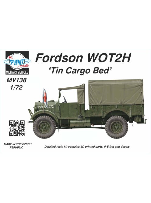 CMK - 1/72 Fordson WOT2H (15CWT) ‘Tin Cargo Bed’