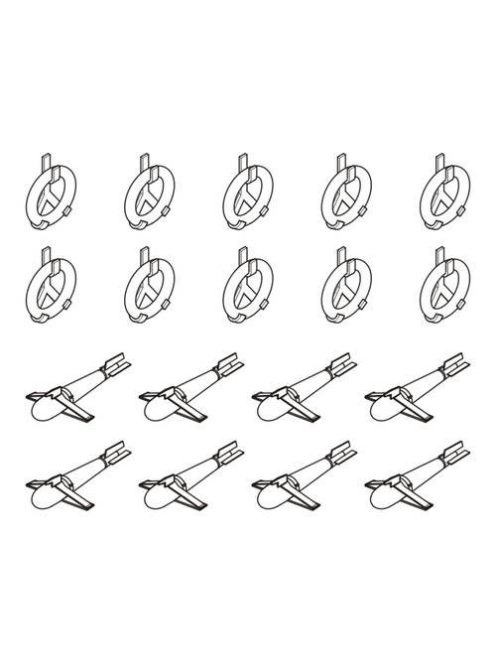 CMK - Bismarck Paravane 8pcs.+Life Rings 10pcs