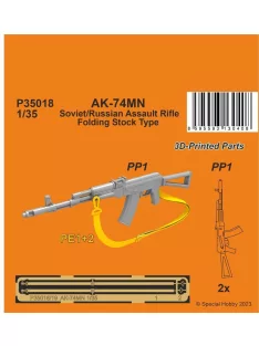   Special Hobby - AK-74MN Soviet/Russian Assault Rifle / Folding Stock Type 1/35 (2 pcs.) 1st Century AD