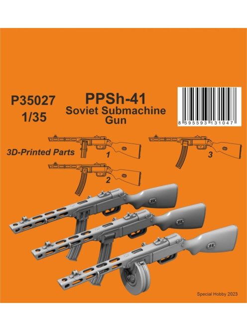 CMK - PPSh-41 Soviet Submachine Gun 1/35