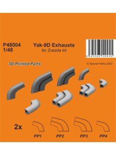 CMK - 1/48 Yak-9D Exhausts 
