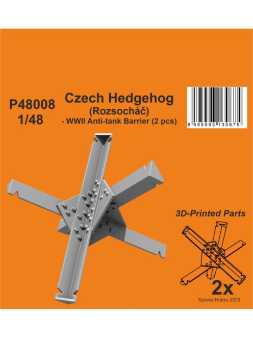 CMK - 1/48 Czech Hedgehog (Rozsocháč) - WWII Anti-tank Barrier (2 pcs)