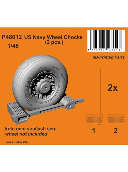CMK - 1/48 US Navy Wheel Chocks