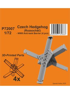   CMK - 1/72 Czech Hedgehog (Rozsocháč) - WWII Anti-tank Barrier (6 pcs)