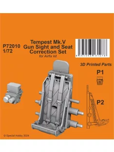   CMK - Tempest Mk.V Gun Sight and Seat Correction Set 1/72 for Airfix kit