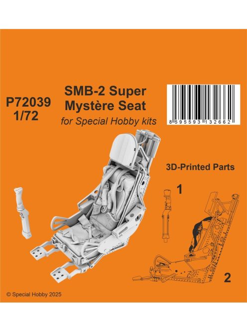 CMK - SMB-2 Super Mystère Seat for Special Hobby kits