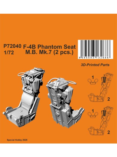 CMK - F-4B/C Phantom Seat (2 pcs)