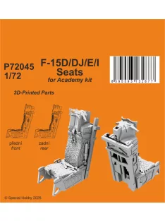 CMK - 1/72 F-15D/DJ/E/I Seats / for Academy kit