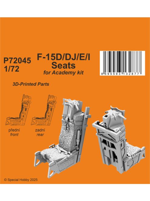 CMK - 1/72 F-15D/DJ/E/I Seats / for Academy kit