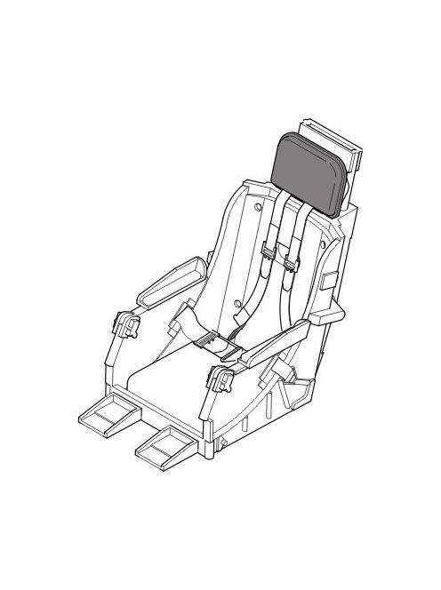 CMK - F-86F Sabre Seat w/ Harness (HAS)