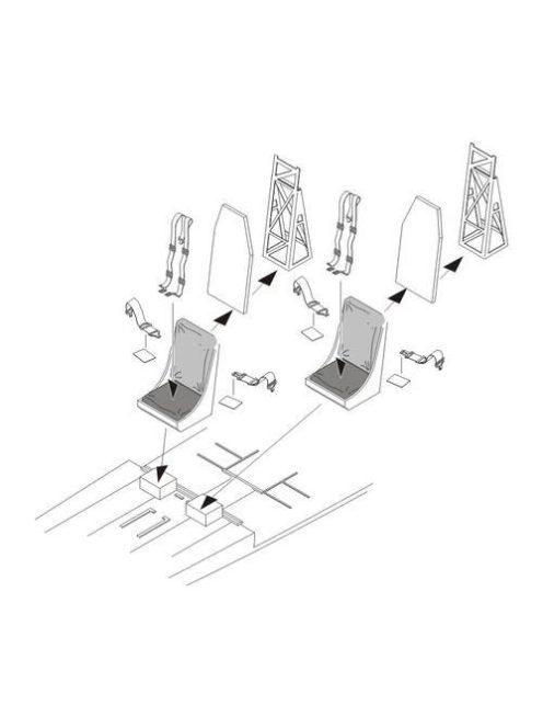 CMK - 1/72 B-17 Flying Fortress Seats