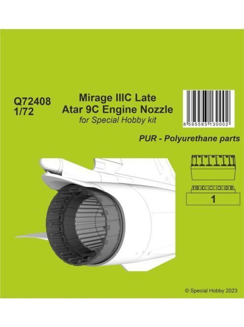 CMK - Mirage IIIC Late - Atar 9C Engine Nozzle 1/72