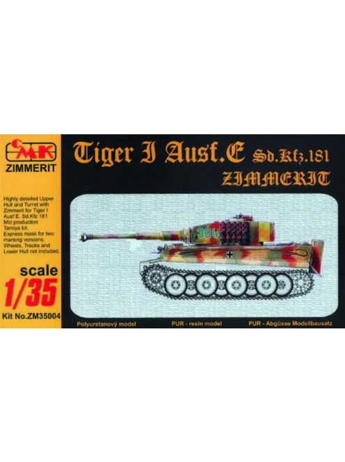 CMK - Tiger I Ausf. E Zurüstsatz Zimmerit